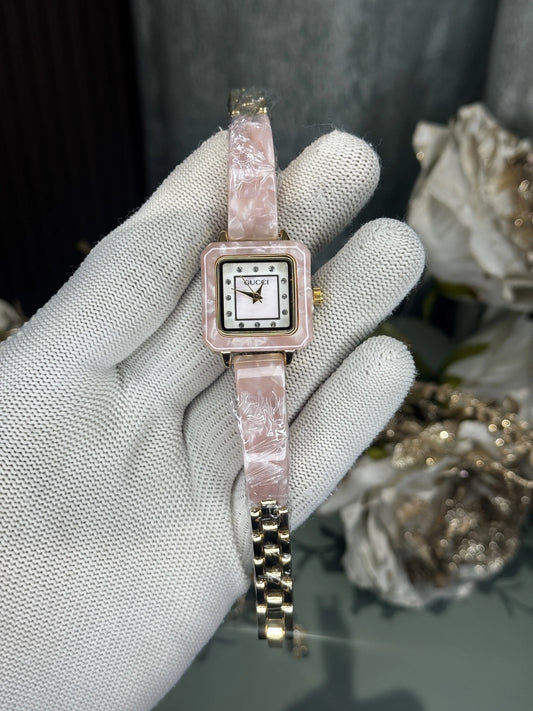 9u-cci Gold Pink Premium Ladies Watch