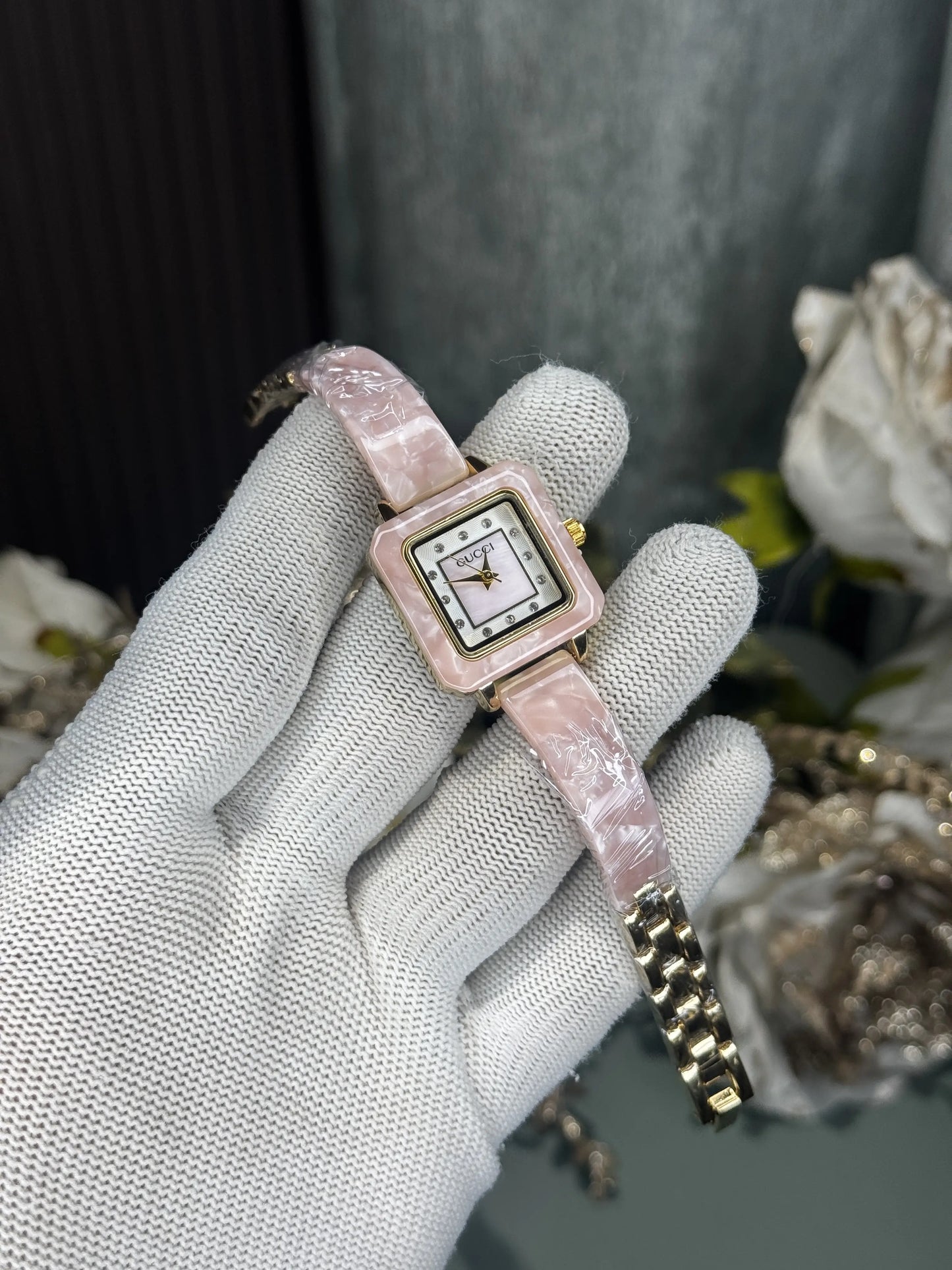 9u-cci Gold Pink Premium Ladies Watch