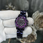Mashali Purple Rotating Floral Premium Watch