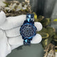 Mashali All Blue Rotating Floral Purple Premium Watch