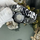 Mashali All Black Rotating Floral Premium Watch