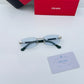 Pr-ada_124_Silver_Blue Rimless Premium Shades