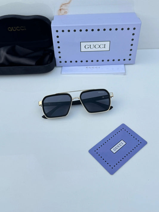 Gucci_963_Gold_Black Premium Shades