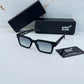 Mont Blanc 335 Green Shaded Premium Square Sunglasses