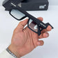 Mont Blanc 335 Green Shaded Premium Square Sunglasses