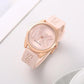 Michael Kors Blush Pink Silicone Strap Women's Watch | Premium Analog Luxury Watch